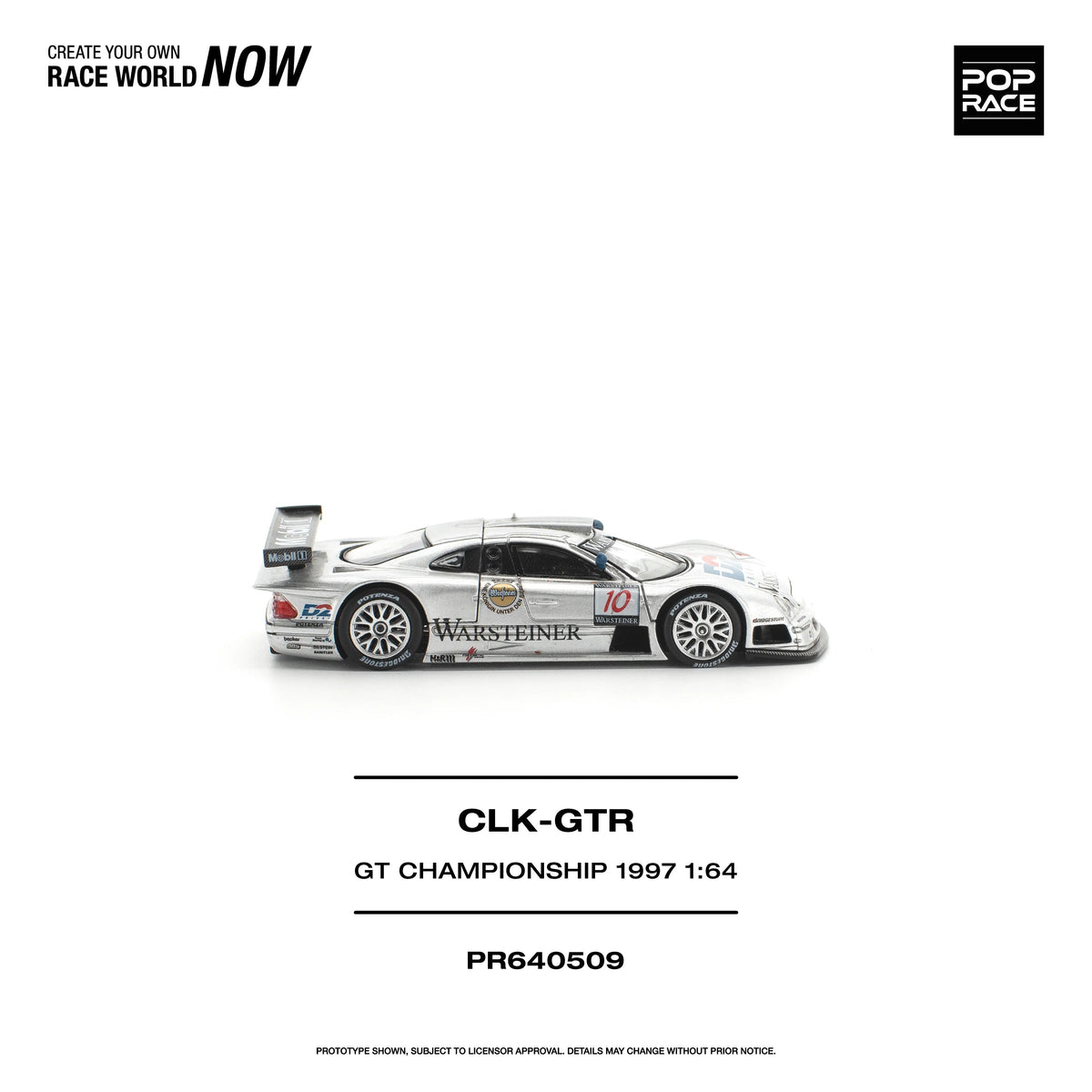 *PRE-ORDER* Mercedes-Benz AMG CLK GTR FIA GT Championship 1997, 1:64 Scale — image 5
