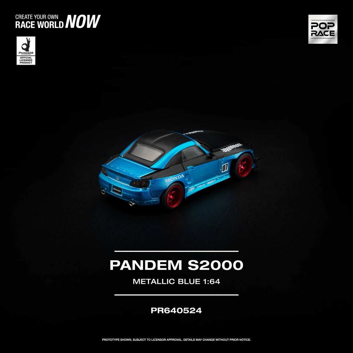 *PRE-ORDER* Pandem S2000 (Metallic Blue), 1:64 Scale — image 3