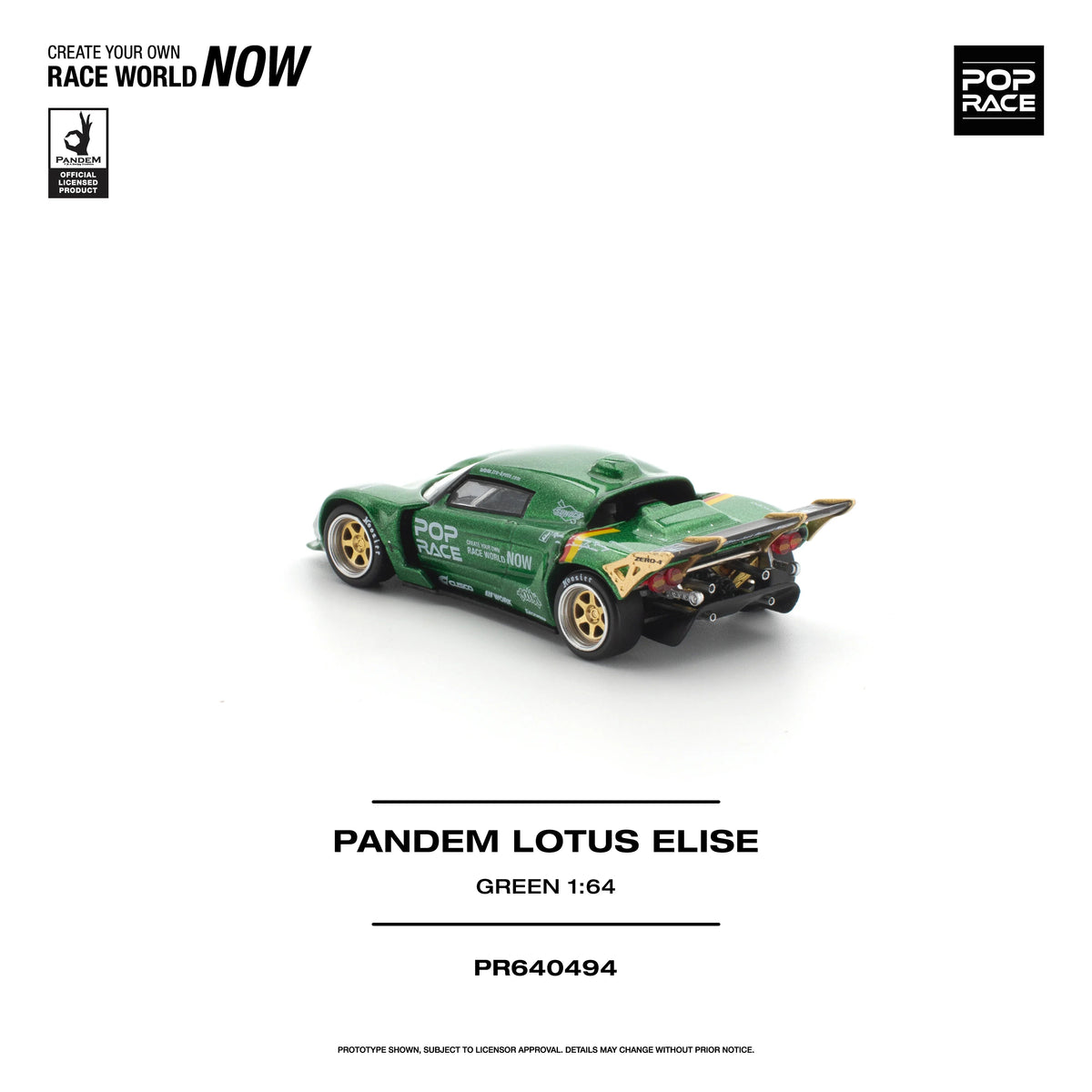 *PRE-ORDER* Pandem Lotus Elise, 1:64 Scale (Green) — image 3