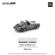 Porsche diecast Singer Targa, 1:64 Scale (Dark Chrome Edition) — image 3