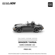 Porsche diecast Singer Targa, 1:64 Scale (Dark Chrome Edition) — image 2