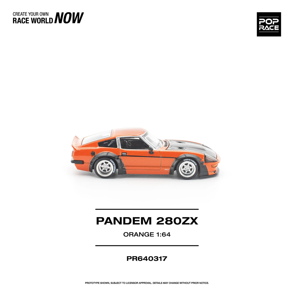 *PRE-ORDER* Pandem 280ZX, 1:64 Scale (Orange) — image 6