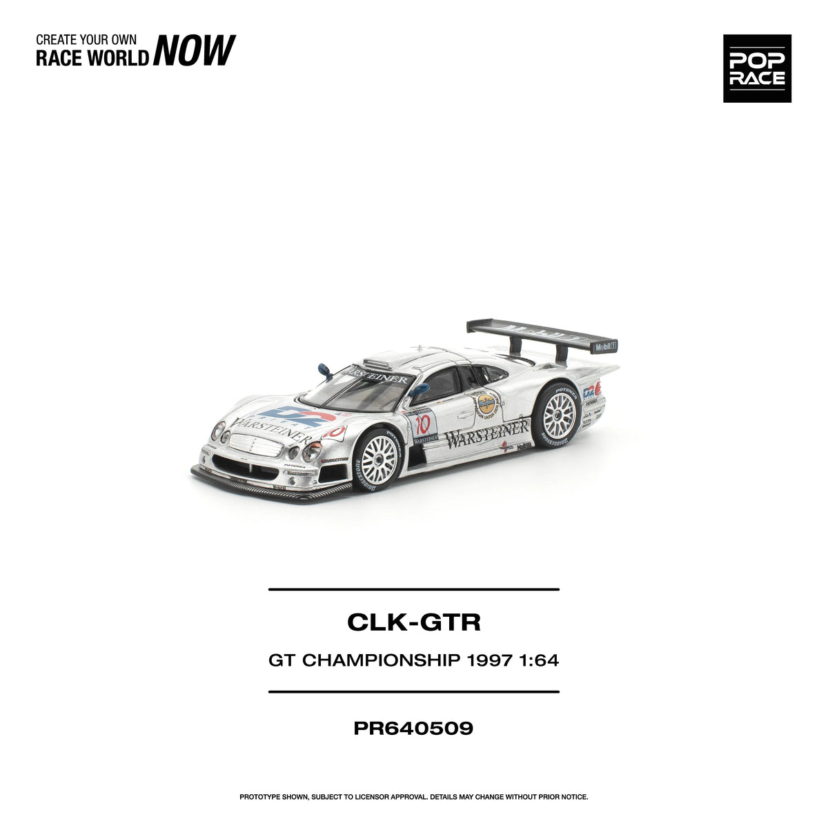 *PRE-ORDER* Mercedes-Benz AMG CLK GTR FIA GT Championship 1997, 1:64 Scale — image 2