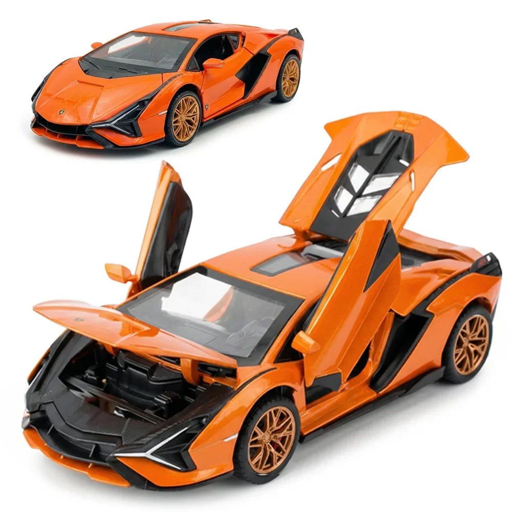 Lamborghini - Light, Sound with Openable Doors, 1:24 Scale (Orange) — image 1