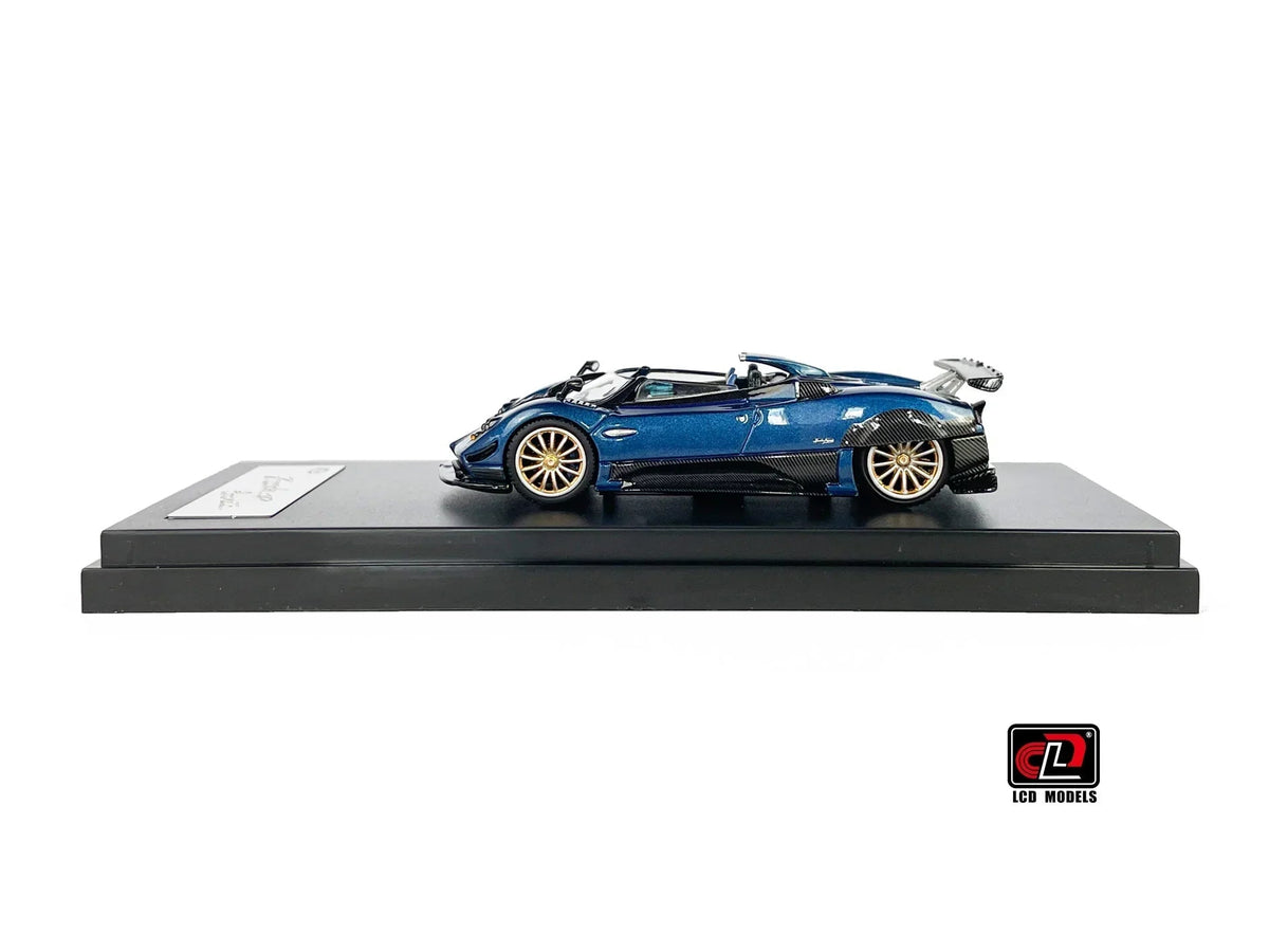 Pagani Zonda HP Barchetta, 1:64 Scale (Blue) — image 3