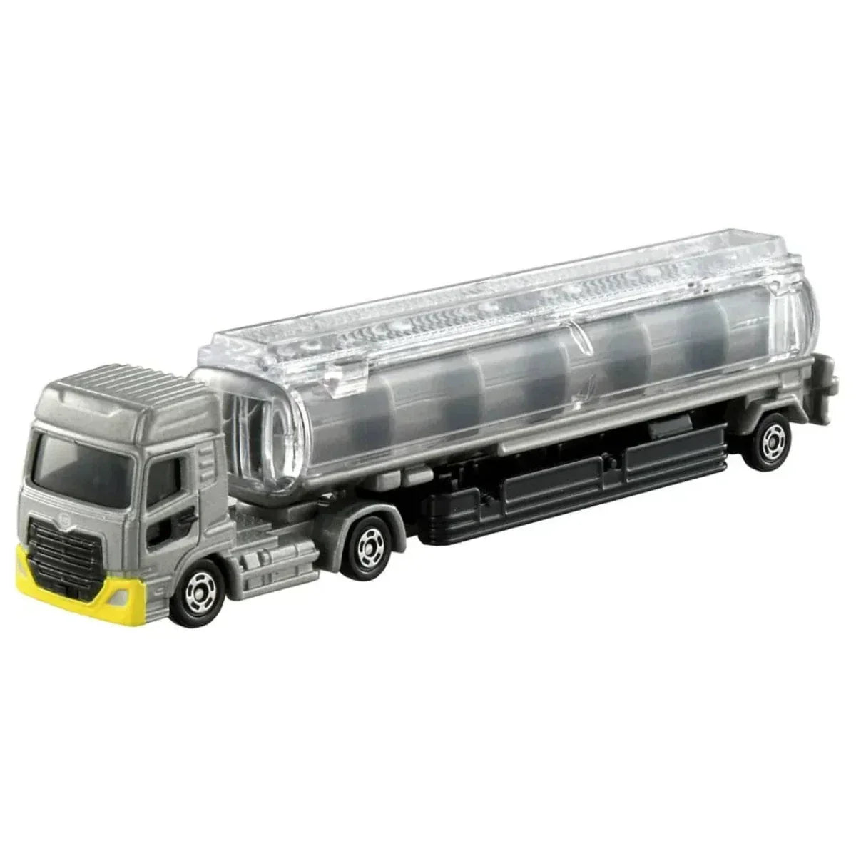 Tomica Long No.136 UD Truck Quon Tank Lorry, 1:89 Scale (Silver) — image 1
