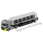 Tomica Long No.136 UD Truck Quon Tank Lorry, 1:89 Scale (Silver) — image 2