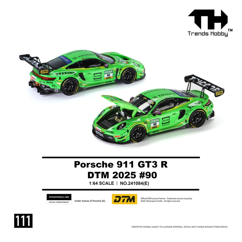 *PRE-ORDER* Porsche diecast 911 GT3 R - DTM 2025 No.90, 1:64 Scale — image 1