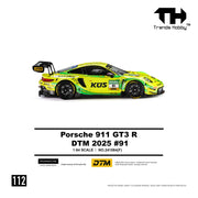 *PRE-ORDER* Porsche diecast 911 GT3 R - DTM 2025 No.91, 1:64 Scale — image 4