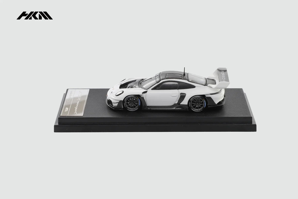 Porsche diecast 911 (992) GT3 R (Rennsport), (Limited to 999), 1:64 Scale (White) — image 2
