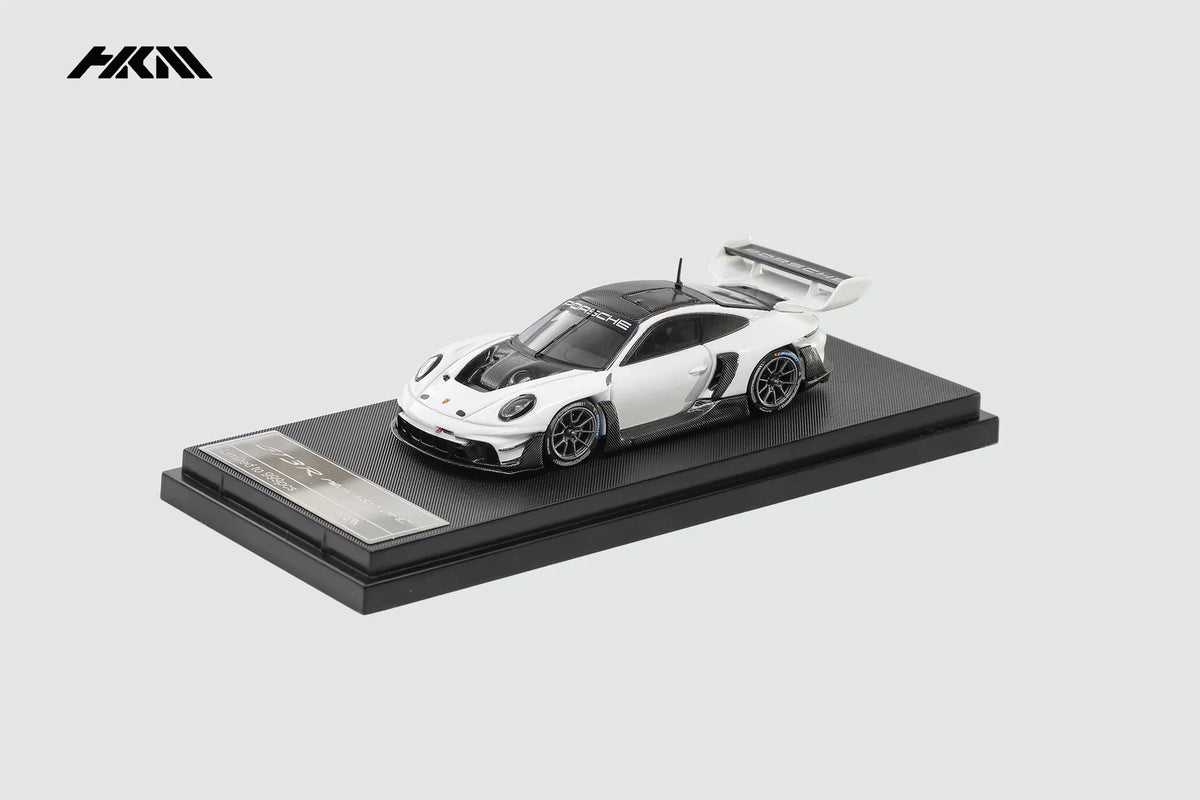 Porsche diecast 911 (992) GT3 R (Rennsport), (Limited to 999), 1:64 Scale (White) — image 1