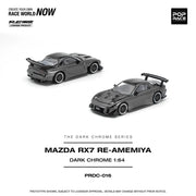 *PRE-ORDER* Mazda RX-7 Re-Amemiya, 1:64 Scale (Dark Chrome) — image 1