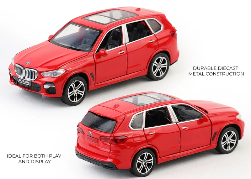 BMW X5 - Light, Sound with Openable Doors, 1:32 Scale (Red) — image 2