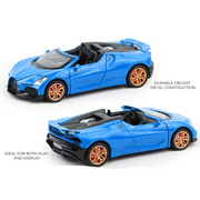 Bugatti Mistral - Light, Sound with Openable Doors, 1:32 Scale (Blue) — image 3