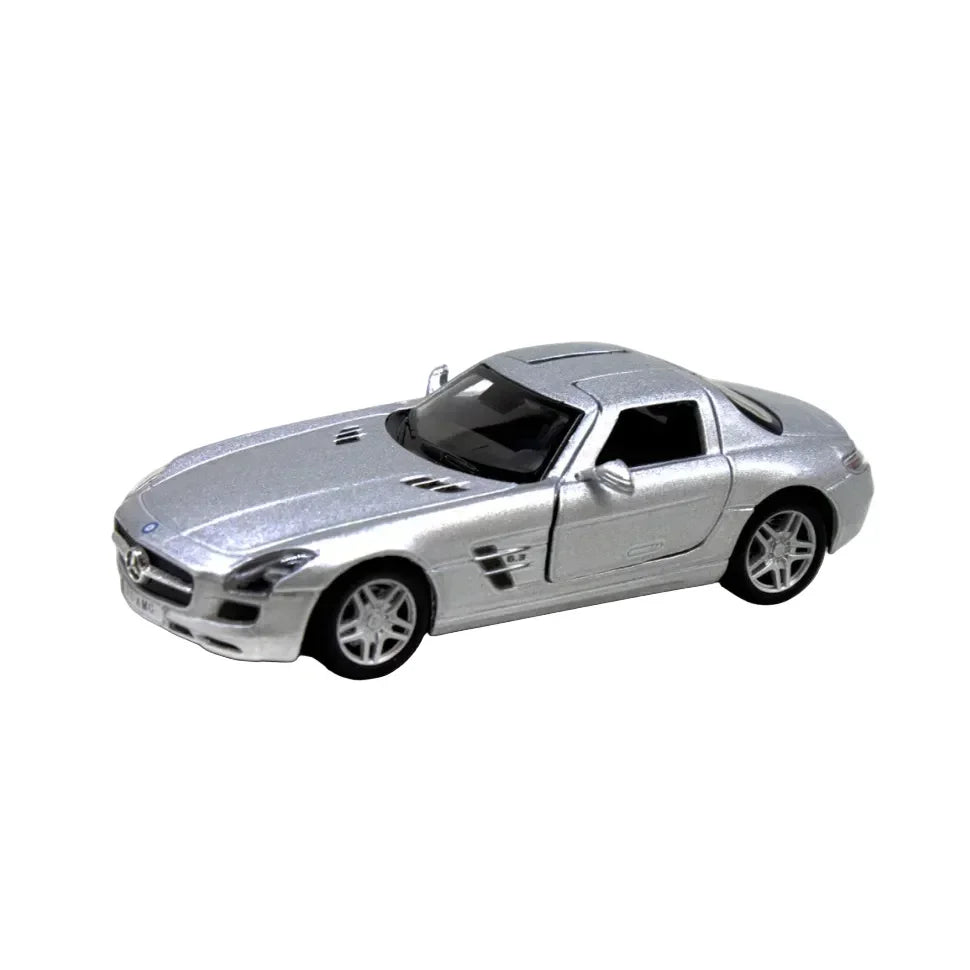 Mercedes-Benz SLS AMG, 1:36 Scale (Silver) — image 1