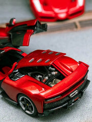 Ferrari F80 Rosso Supercar, 1:64 Scale — image 19