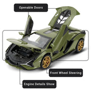 Lamborghini - Light, Sound with Openable Doors, 1:24 Scale (Green) — image 3
