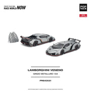 *PRE-ORDER* Lamborghini Veneno Grigio Metalluro, 1:64 Scale — image 1