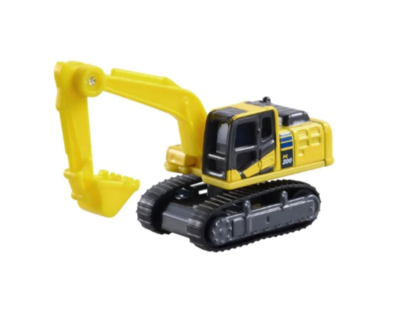Tomica No.9 Komatsu PC200-10 Excavator 1:122 Scale (Yellow) — image 1