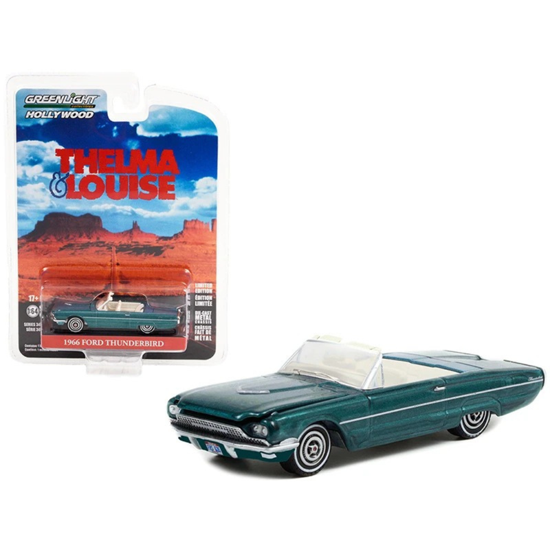 *PRE-ORDER* Thelma & Louise (1991) - 1966 Ford Thunderbird Convertible Solid Pack, 1:64 Scale — image 2