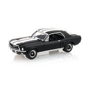 *PRE-ORDER* Hollywood Series 35 - Creed II (2018) - Adonis Creed's 1967 Ford Mustang Coupe - Black with White Stripes Solid Pack, 1:64 Scale — image 2