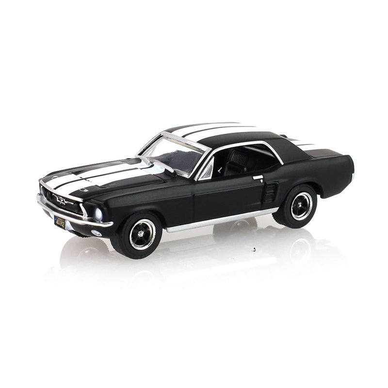 *PRE-ORDER* Hollywood Series 35 - Creed II (2018) - Adonis Creed's 1967 Ford Mustang Coupe - Black with White Stripes Solid Pack, 1:64 Scale — image 2