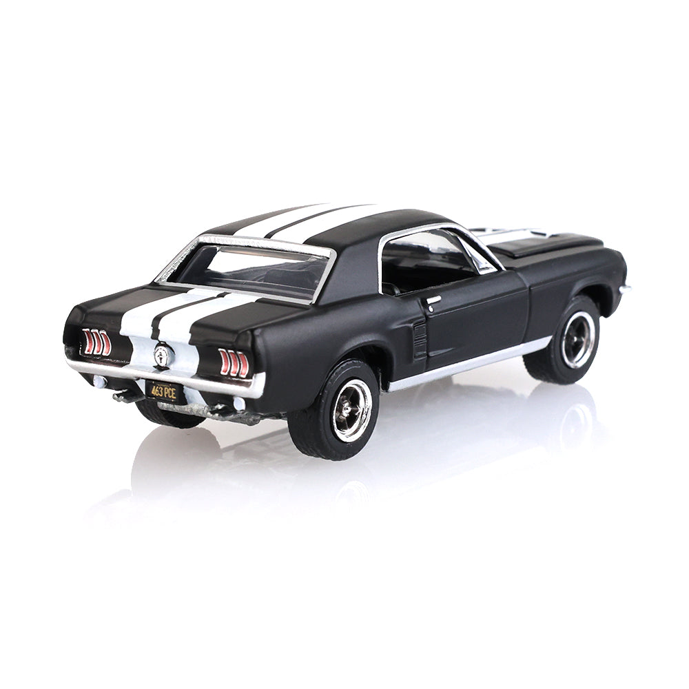 *PRE-ORDER* Hollywood Series 35 - Creed II (2018) - Adonis Creed's 1967 Ford Mustang Coupe - Black with White Stripes Solid Pack, 1:64 Scale — image 6