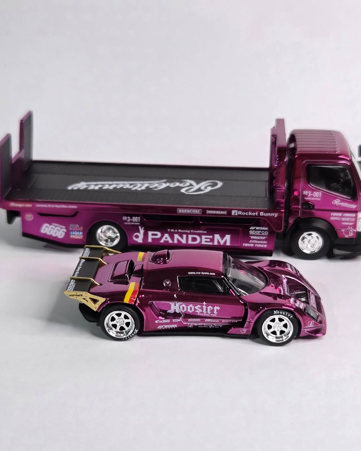 *HEC 2026* Pandem Lotus Elise Pandem Fuso-300 Rocket Bunny Racing, 1:64 Scale (Purple Chrome) — image 6