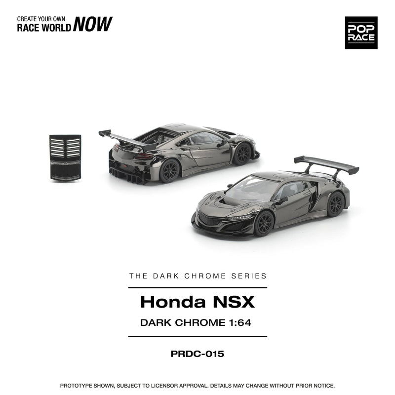 *PRE-ORDER* Honda NSX GT3 EV022, 1:64 Scale (Dark Chrome) — image 1