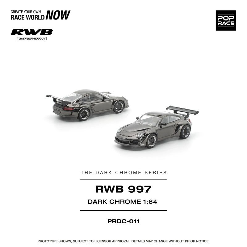*PRE-ORDER* RWB 997, 1:64 Scale (Dark Chrome) — image 2