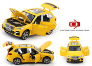 BMW X5 - Light, Sound with Openable Doors, 1:32 Scale (Yellow) — image 4