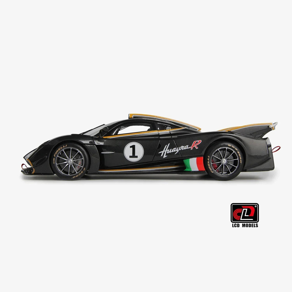 Pagani Huayra R, 1:18 Scale (Carbon Black) — image 2