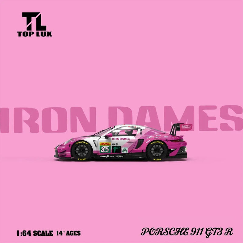 *PRE-ORDER* Porsche diecast 911 GT3-R Iron Dames #85 Livery, 1:64 Scale — image 2