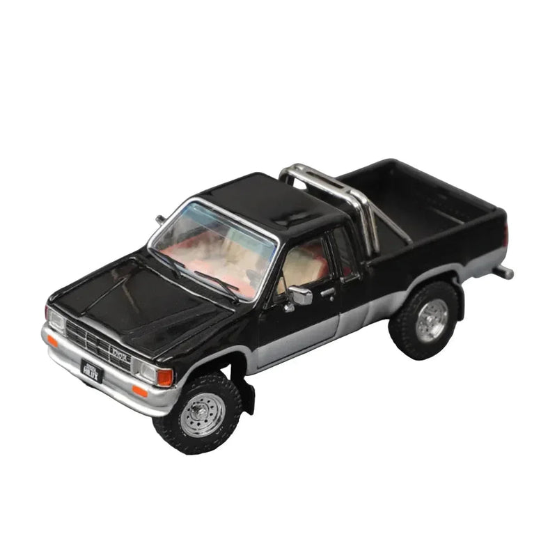 Toyota Hilux Two-Tone, 1:64 Scale (Black & Silver) — image 1
