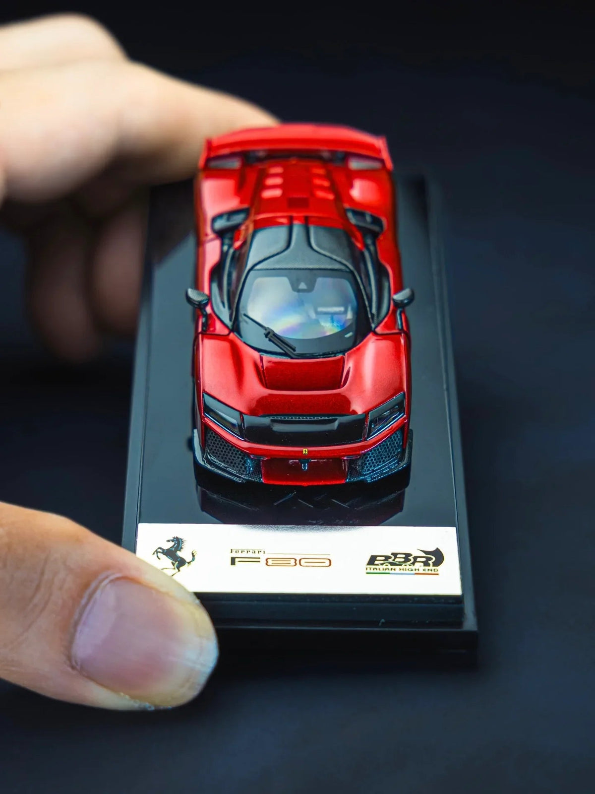Ferrari F80 Rosso Supercar, 1:64 Scale — image 11