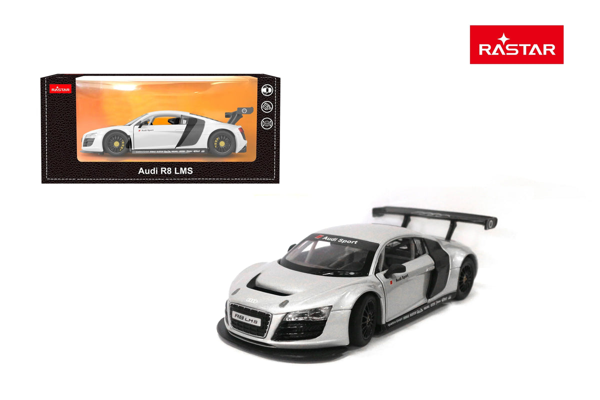 Audi R8, 1:24 Scale (White) — image 6