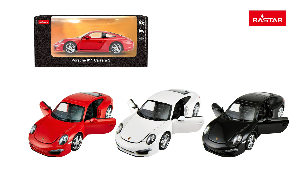 Porsche diecast 911, 1:24 Scale (Black) — image 5