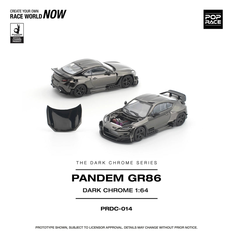 *PRE-ORDER* Pandem GR 86 Dark Chrome, 1:64 Scale — image 1