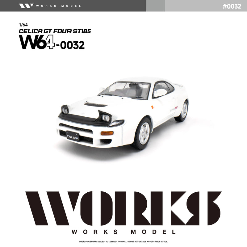 *PRE-ORDER* Toyota Celica GT Four ST-185 WRC, 1:64 Scale (White) — image 1