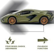 Lamborghini - Light, Sound with Openable Doors, 1:24 Scale (Green) — image 5