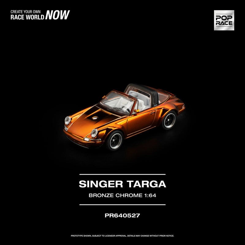 *PRE-ORDER* Singer Targa, 1:64 Scale (Bronze Chrome) — image 1
