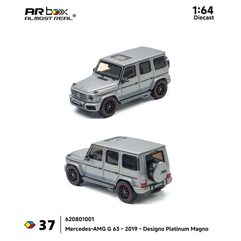 Mercedes AMG G-63 Designo Platinum Magno, 1:64 Scale — image 1
