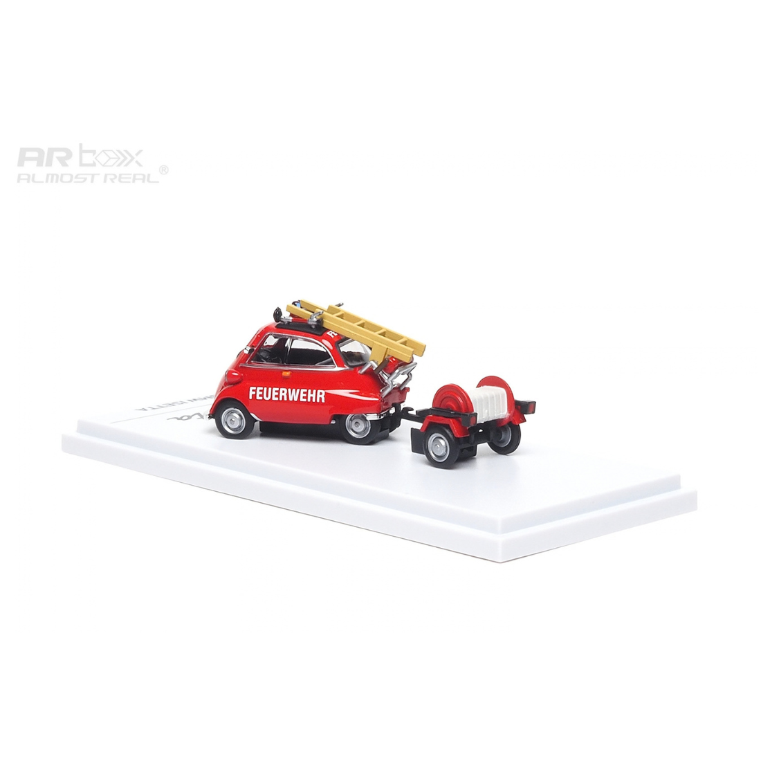*PRE-ORDER* BMW lsetta Fire Engine set, 1:64 Scale (Red) — image 5