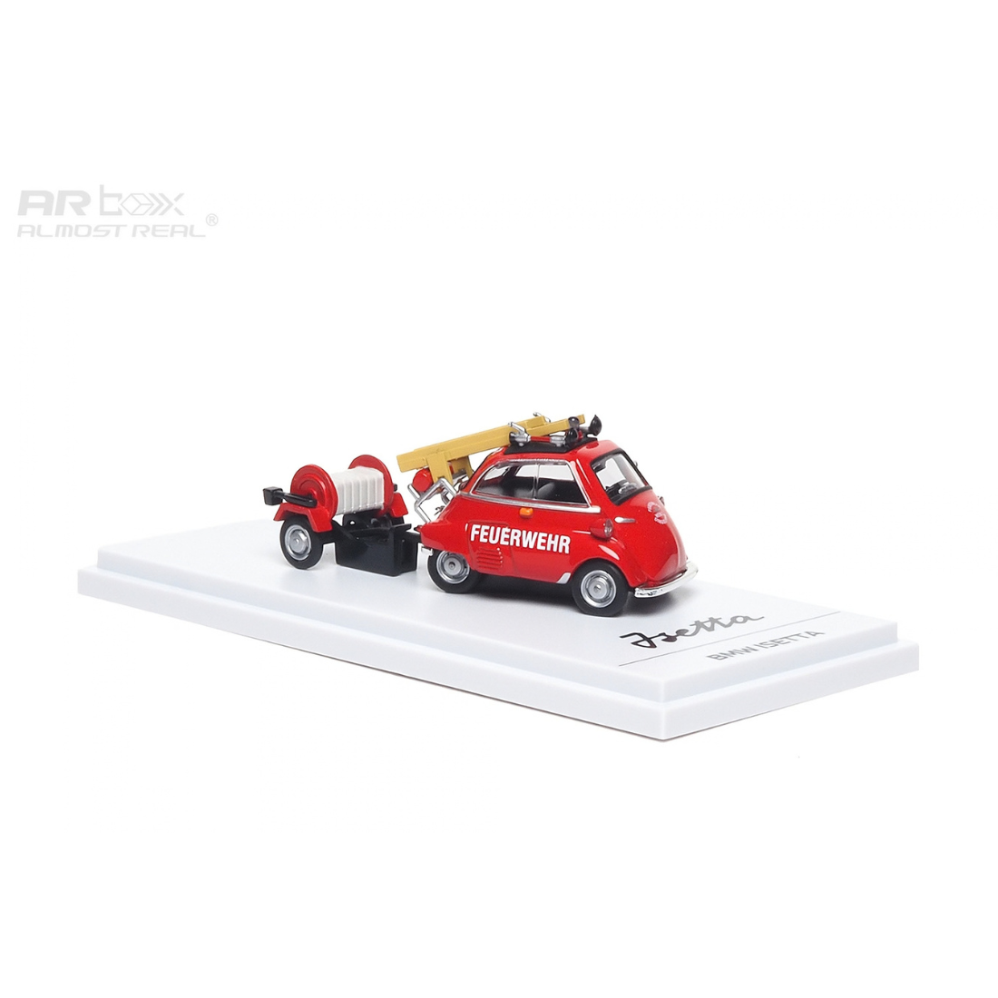 *PRE-ORDER* BMW lsetta Fire Engine set, 1:64 Scale (Red) — image 3