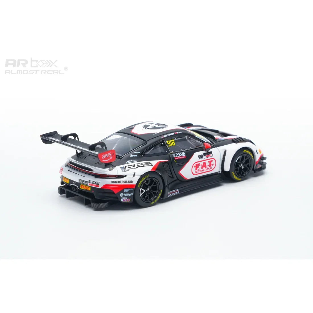 *PRE-ORDER* Porsche diecast 911 GT3 R – GT World Challenge Asia Sepang #918 2026 , 1:64 Scale — image 5