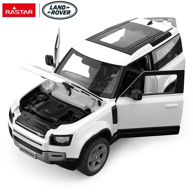 Land Rover Defender 90, 1:24 Scale (White) — image 3