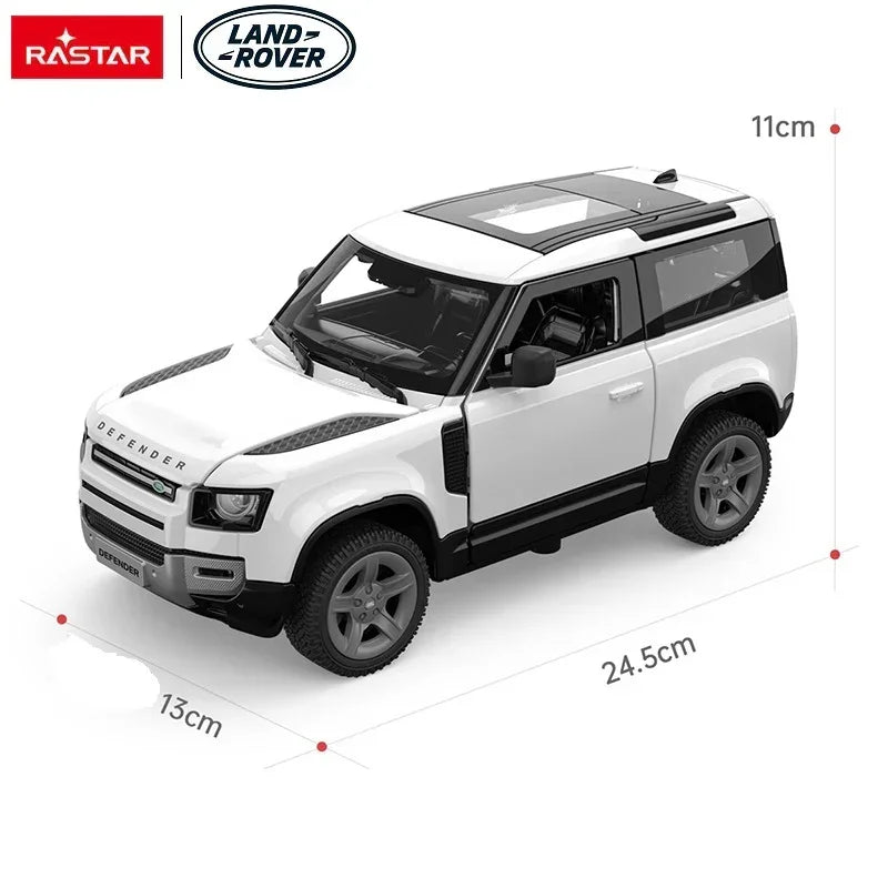 Land Rover Defender 90, 1:24 Scale (White) — image 2