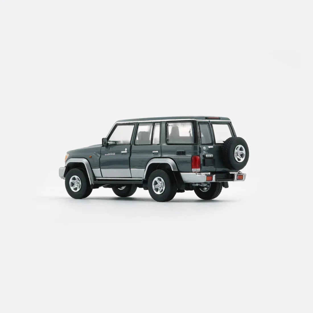 Toyota Land Cruiser LC76, 1:64 Scale (Dark Grey) — image 3