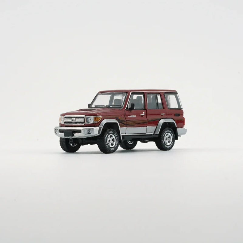 Toyota Land Cruiser LC76, 1:64 Scale (Dark Red) — image 1