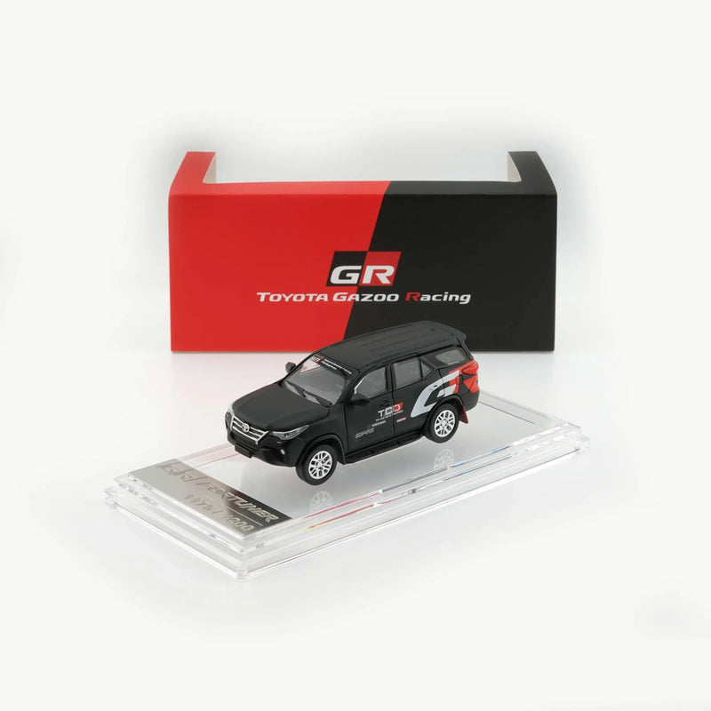 Diecast Toyota Fortuner Gazoo Racing 2018, 1:64 Scale (Matte Black) - Limited to 1200 Pcs — image 1